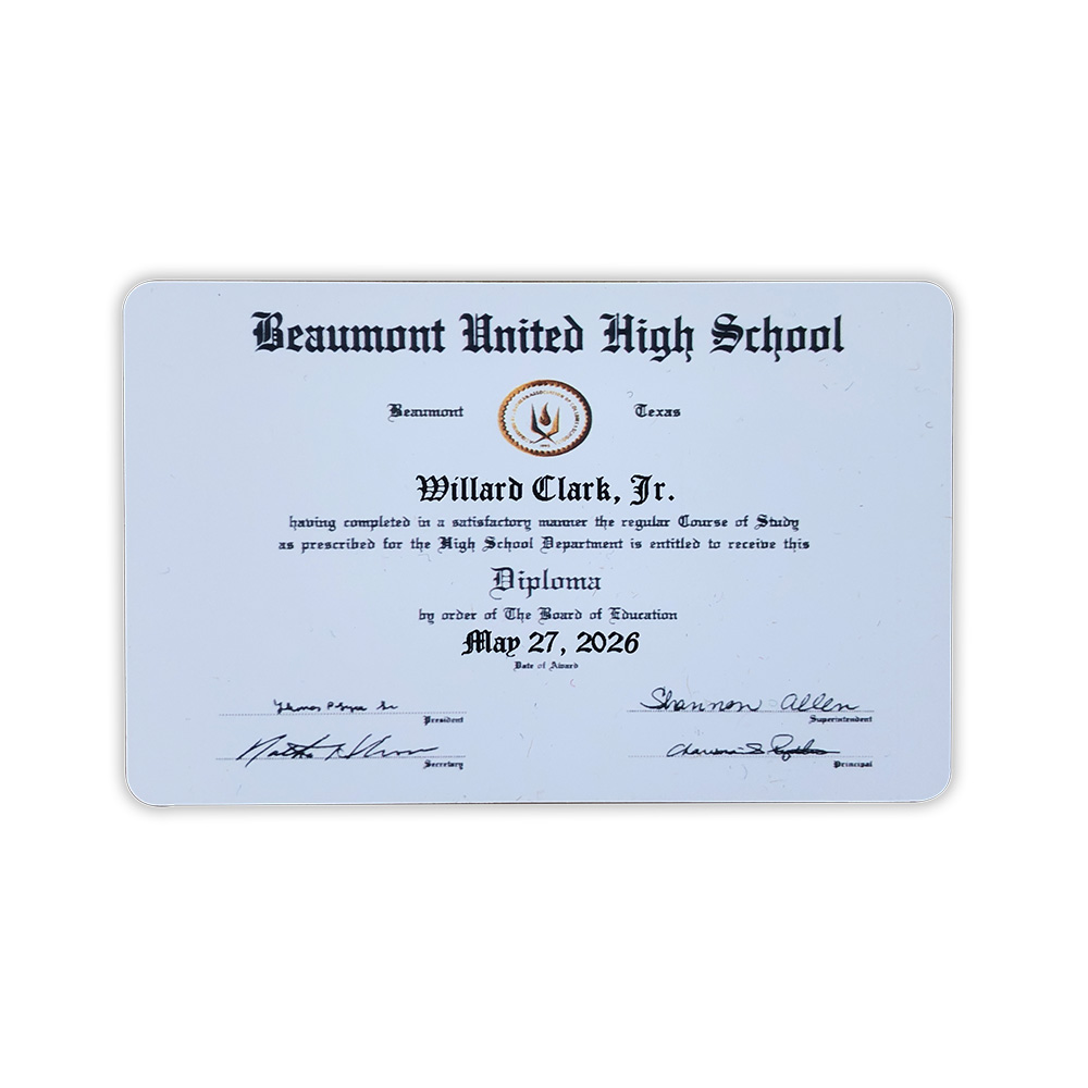44 – Miniature Wallet Diploma