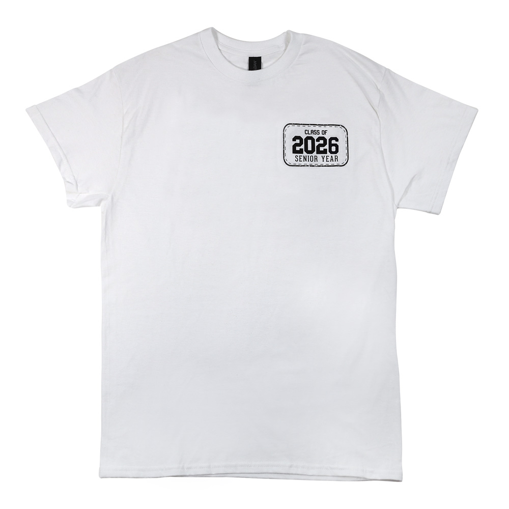 10 – 2026 Back Logo T-Shirt, White