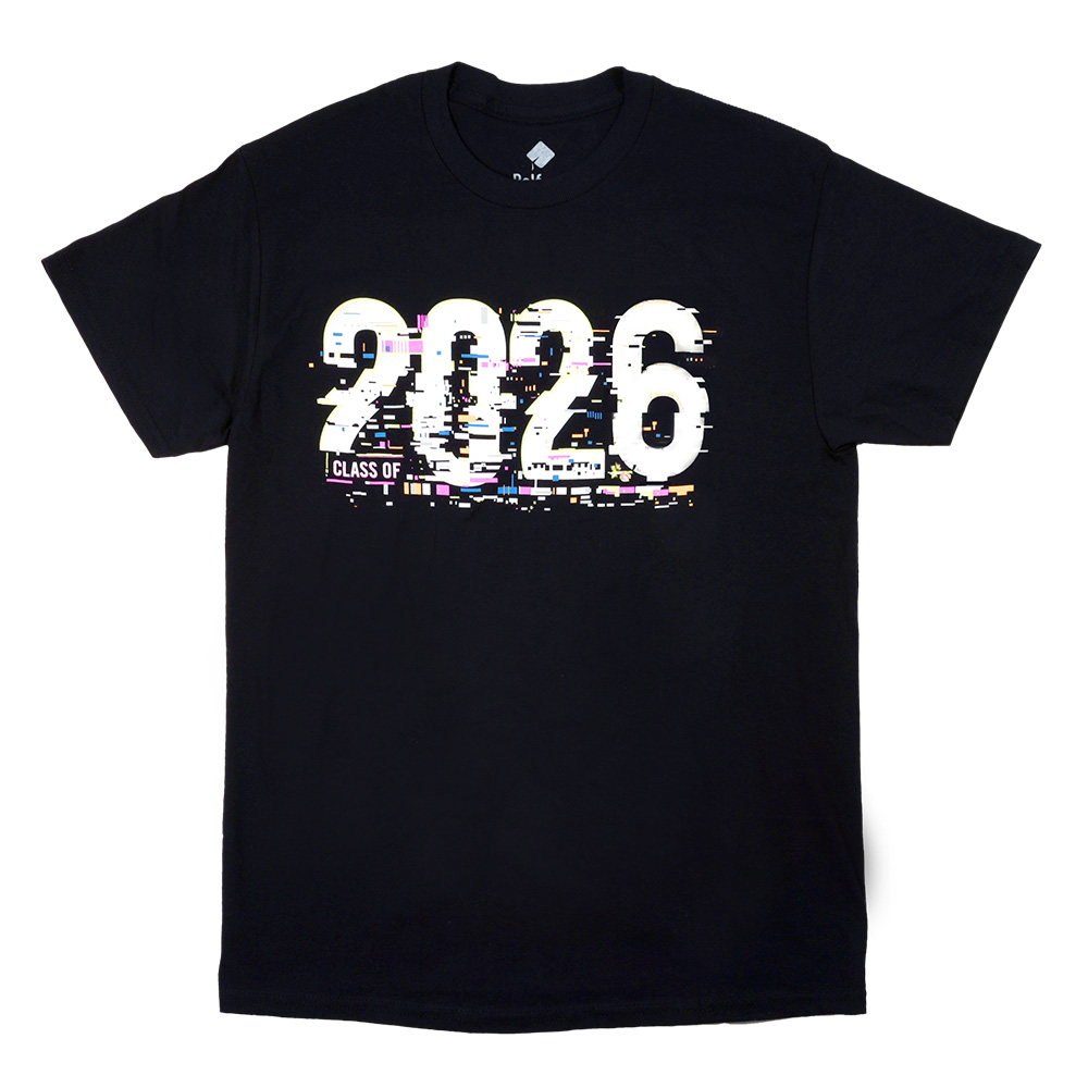 15 – 2026 Glitch T-Shirt, Black