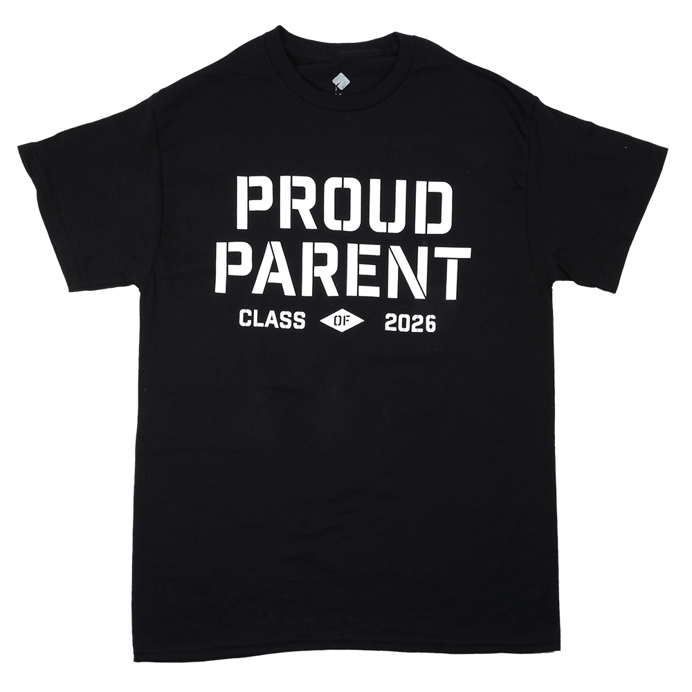 18 – 2026 Proud Parent T-Shirt, Black